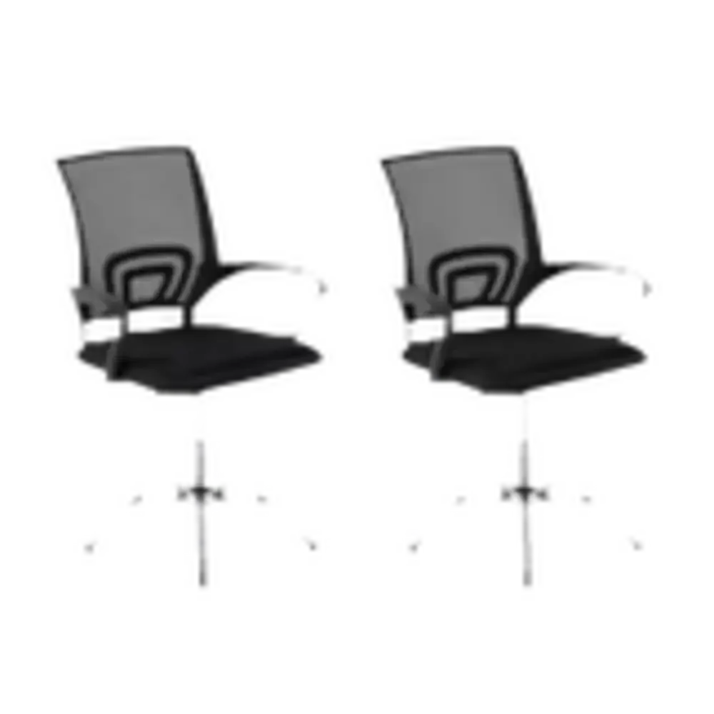 Pack 2 Sillas Ergonómicas Negras