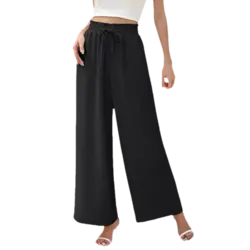 Pantalones de lino mujer pierna