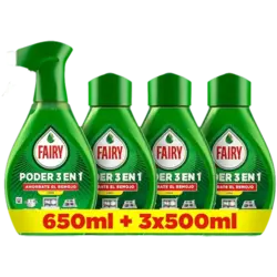 Fairy Spray Limón 650ml + 3