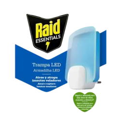 Trampa LED Antimoscas Raid