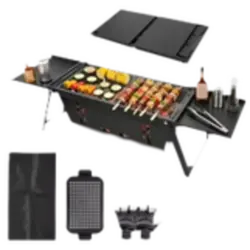 Parrilla portátil plegable
