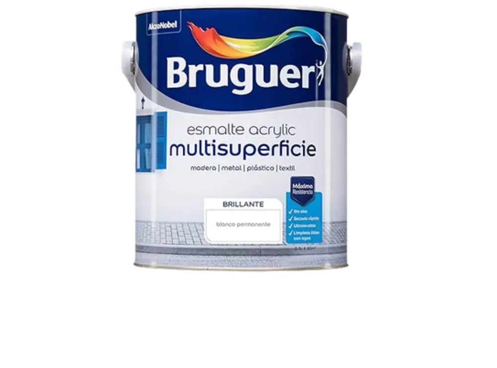 Bruguer Esmalte Acrílico Blanco 2,5