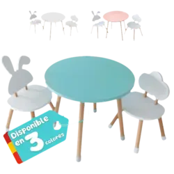 Mesa y Sillas Infantiles KYWAI