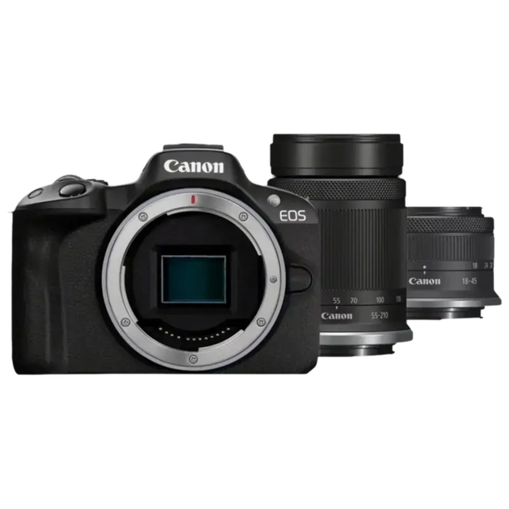 Canon EOS R50 con doble objetivo