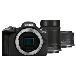 Canon EOS R50 con doble objetivo