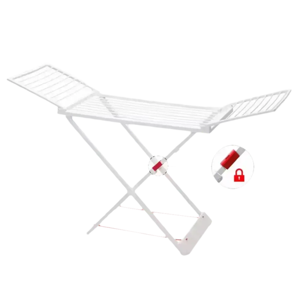 Tendedero Plegable Blanco 20m²