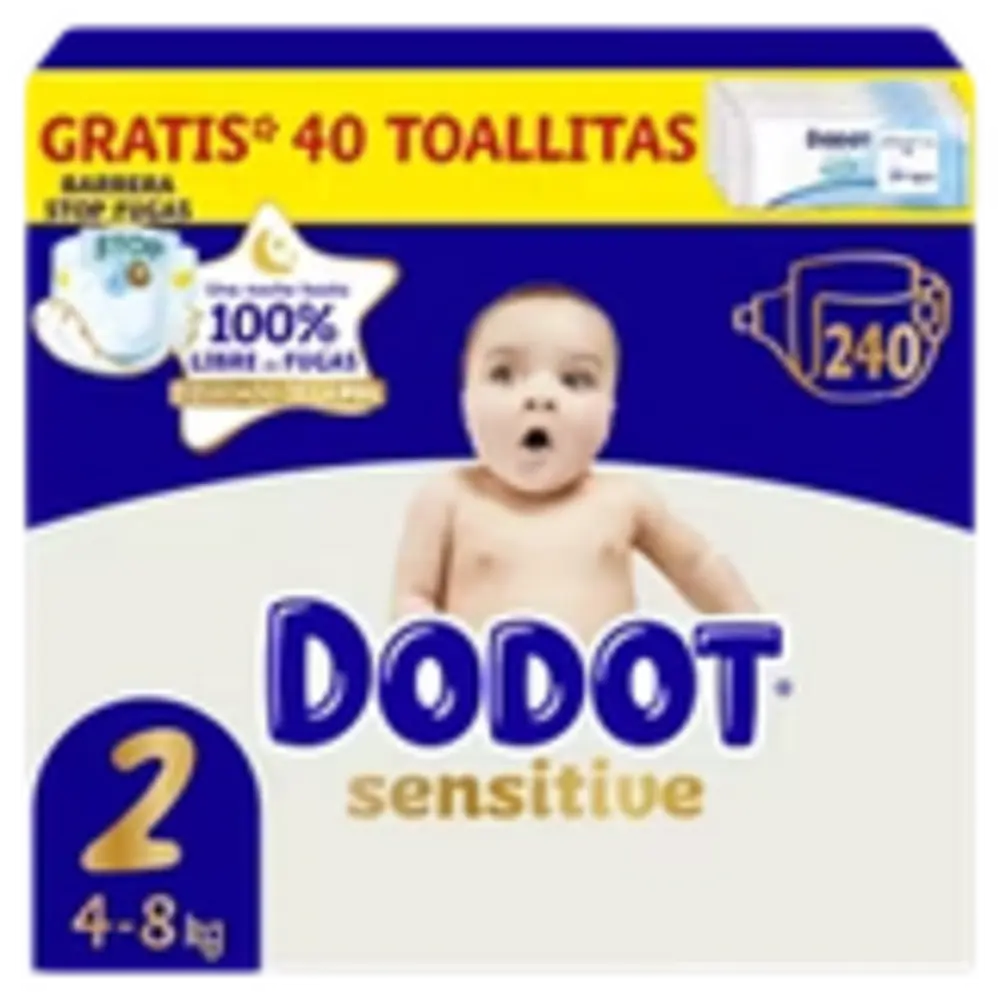 Dodot Pañales Sensitive Talla 2