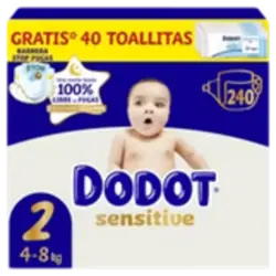 Dodot Pañales Sensitive Talla 2