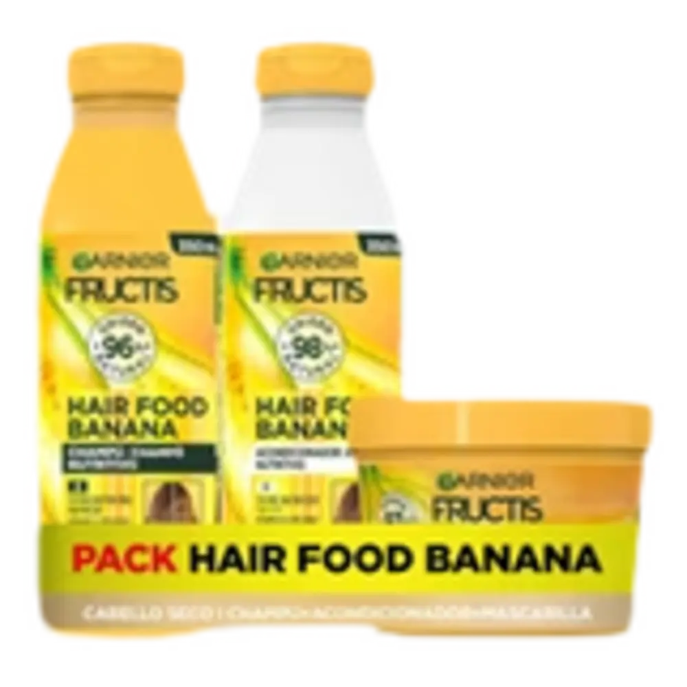 Pack Garnier Fructis Banana 3x