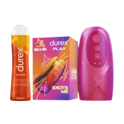 Durex Masturbador Vibrante RIDE &