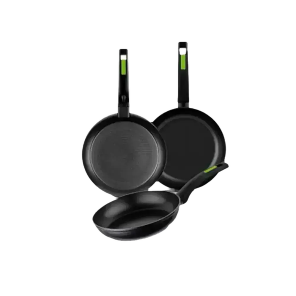 Set 3 Sartenes Monix Green