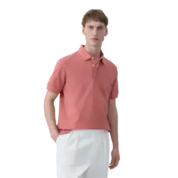 Polo de hombre maga corta pique