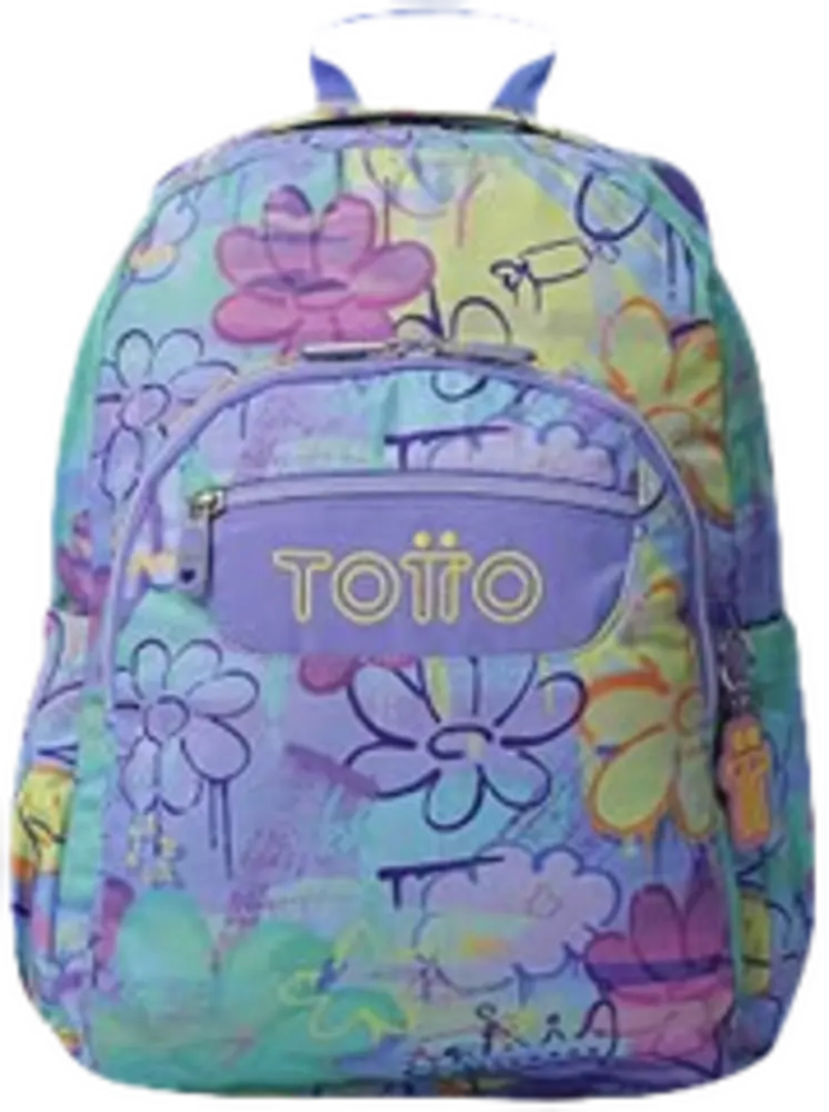 Mochila escolar TOTTO Acuarelas 20L