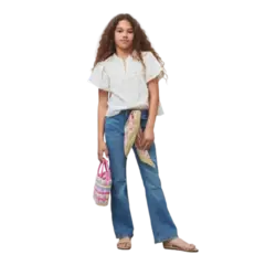 Pantalón de niña denim