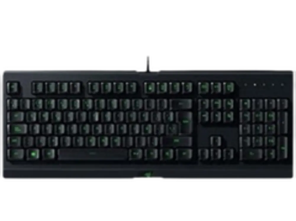 Teclado gaming de exposición