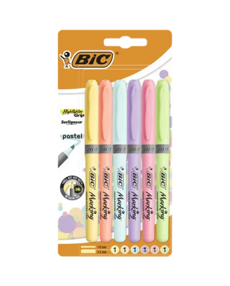 Pack de 6 Marcadores
