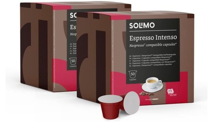 100 cápsulas de café Solimo
