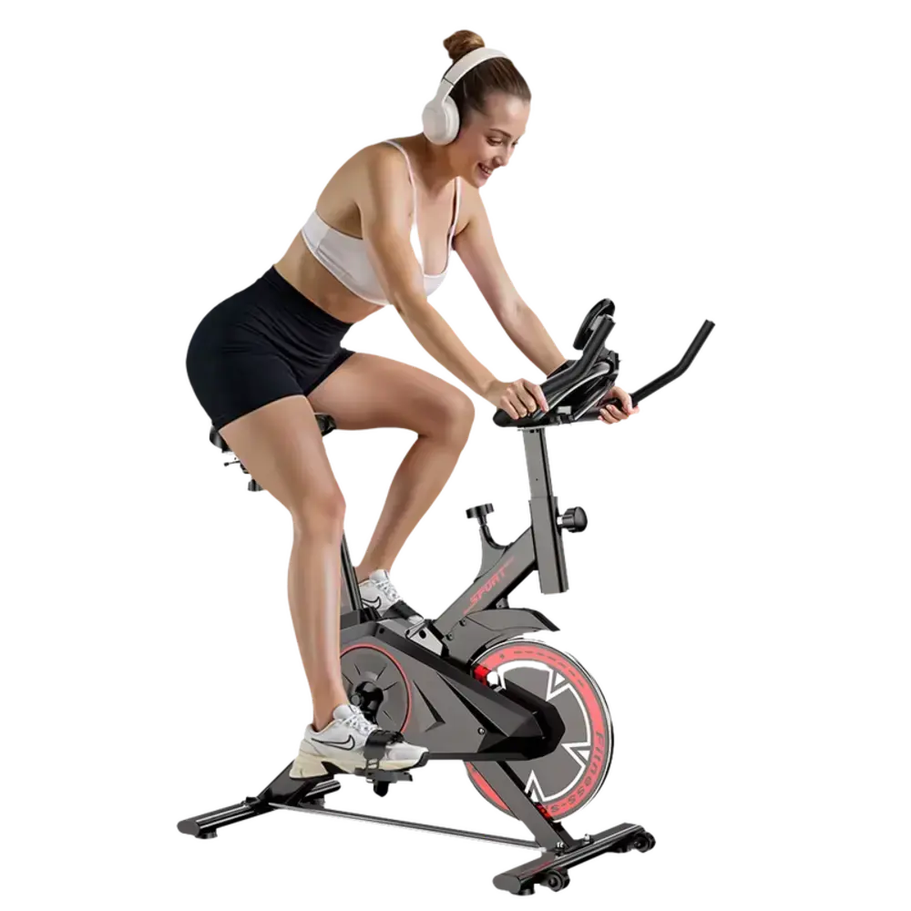 Bicicleta estática con pantalla LCD