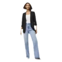 Blazer mujer PIECES manga 3/4