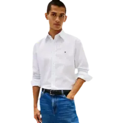 Camisa Tommy Hilfiger Flex Poplin
