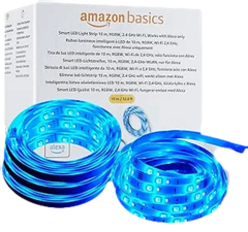 Tira LED inteligente Amazon Basics