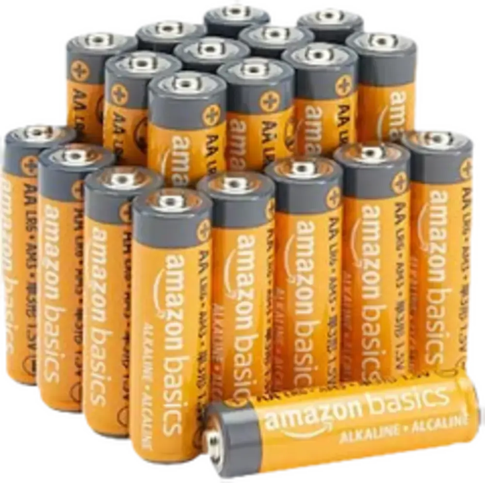 Pilas alcalinas AA Amazon Basics