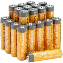 Pilas alcalinas AA Amazon Basics
