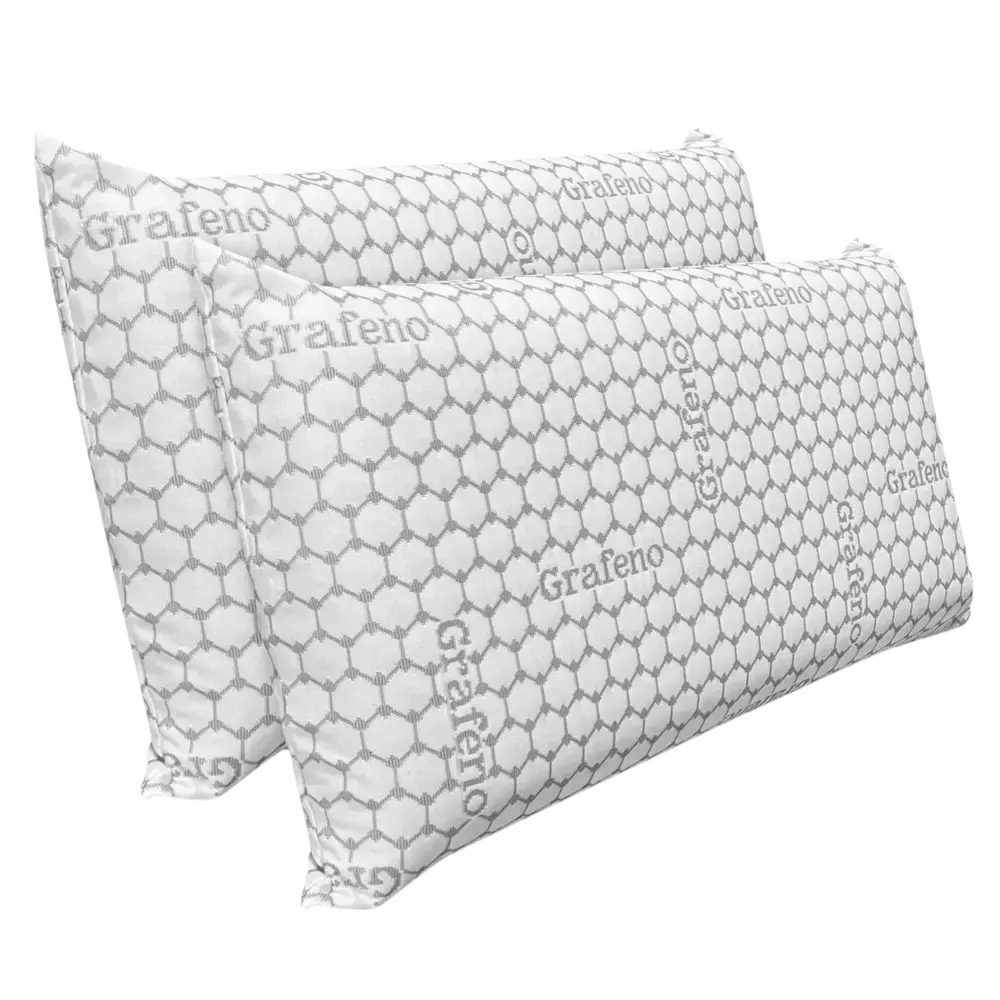 Pack 2 Almohadas Visco Carbono