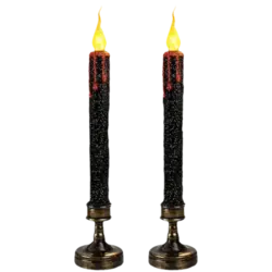 Velas LED Halloween Sangre Negras