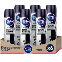 Desodorante NIVEA MEN Black & White