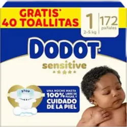 Dodot Pañales Sensitive Talla 1