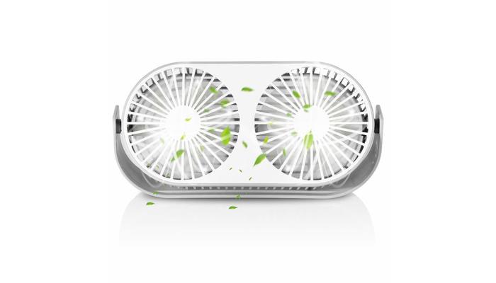 Ventilador Doble USB