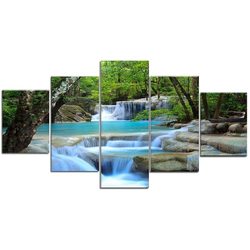 Cuadro en cinco piezas