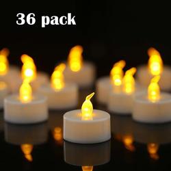 Velas LED de luz cálida