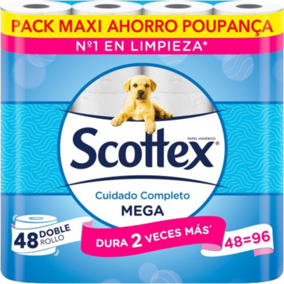 9 rollos Scottex