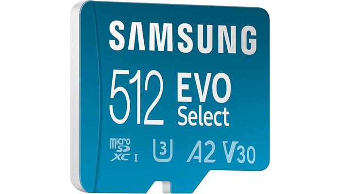 Tarjeta MicroSD de 512GB