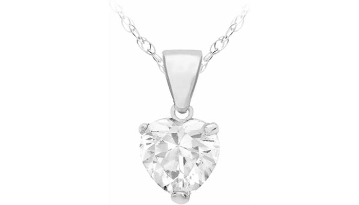 Cadena con colgante de plata