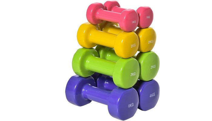 Juego de 8 mancuernas