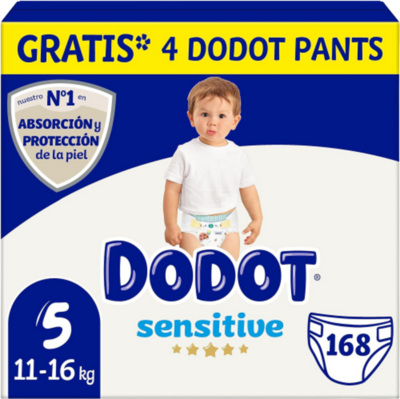 Pack Dodot de 168 pañales