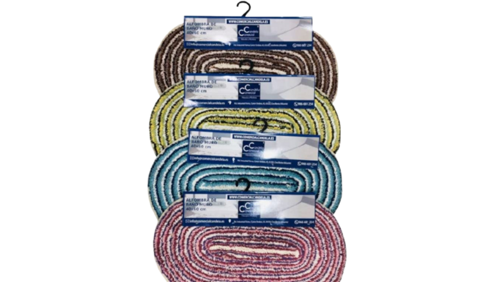 Set de 4 alfombras de baño
