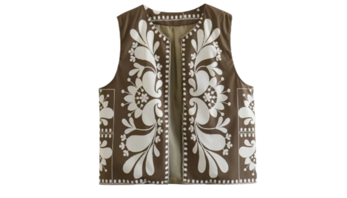Chaleco estampado 