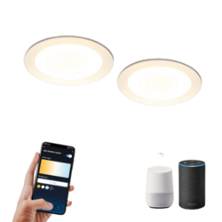 2 Plafones LED Aigostar
