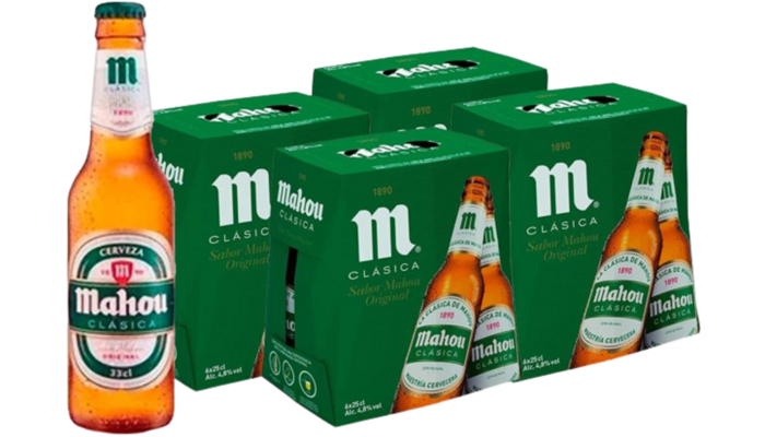 24 botellines Mahou Clásica