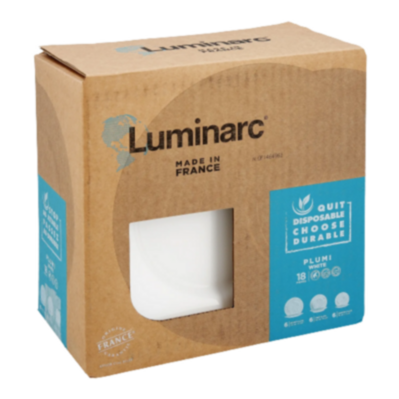 Vajilla Luminarc Plumi