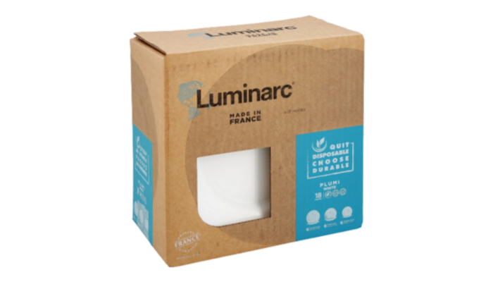 Vajilla Luminarc Plumi