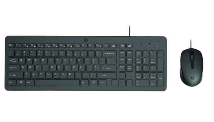 Ratón y teclado HP
