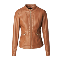 Cazadora Slim efecto piel