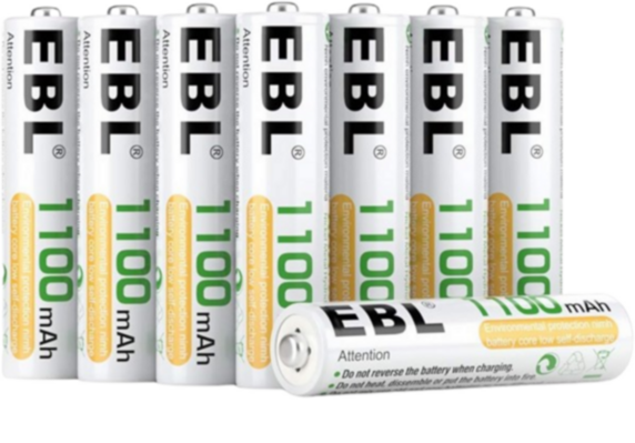 Pilas recargables AAA