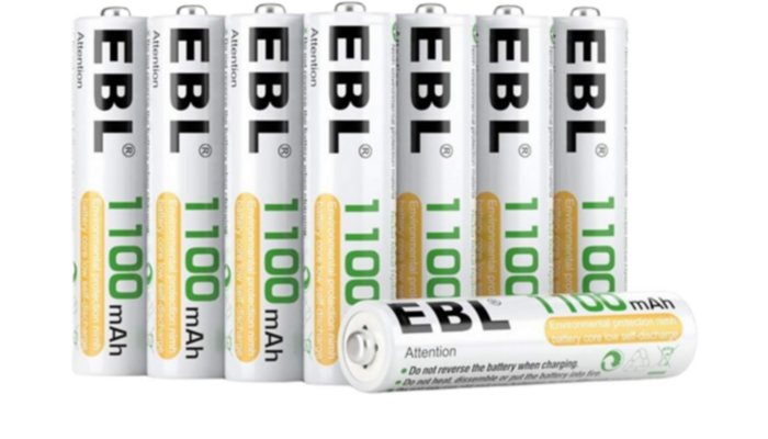 Pilas recargables AAA