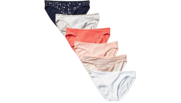 Pack 6 braguitas algodón